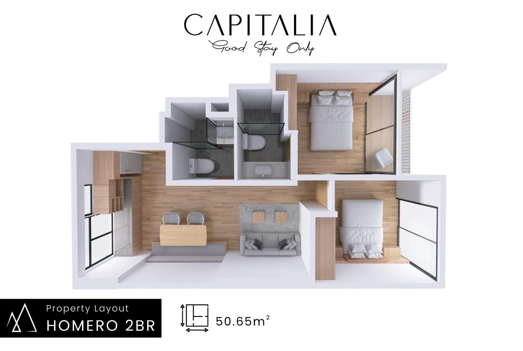 Capitalia - Luxury Apartments - Homero Mexiko-Stadt Zimmer foto