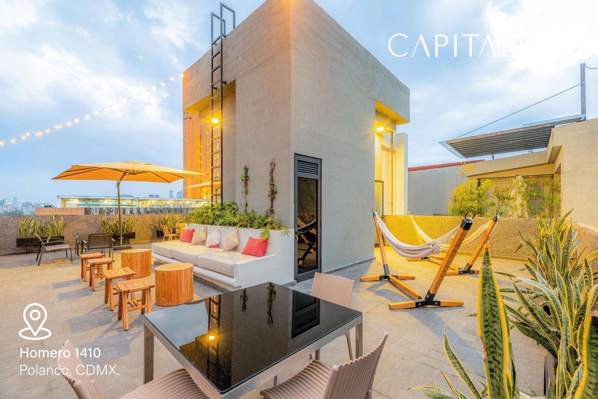 Capitalia - Luxury Apartments - Homero Mexiko-Stadt Exterior foto