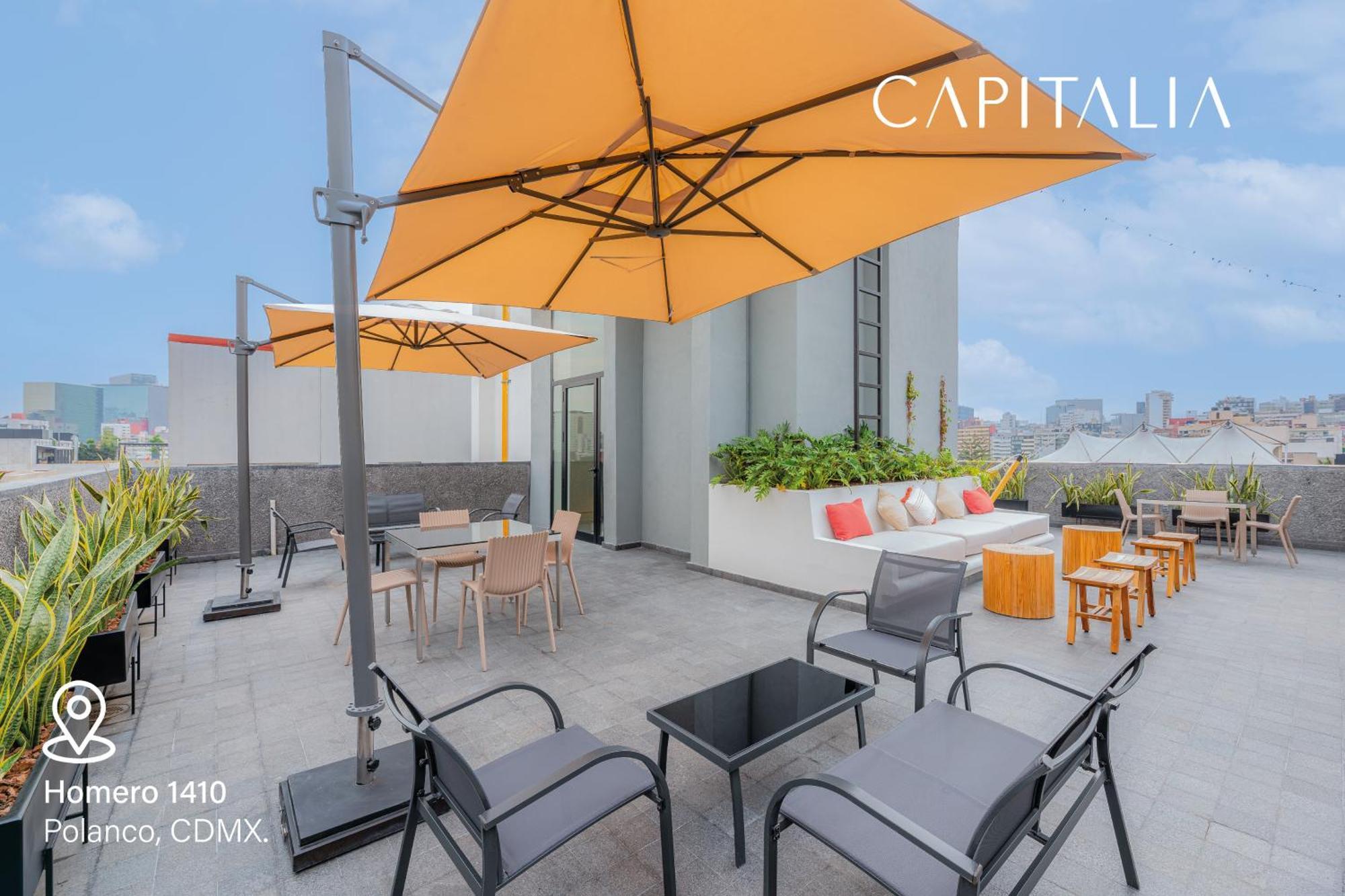 Capitalia - Luxury Apartments - Homero Mexiko-Stadt Exterior foto